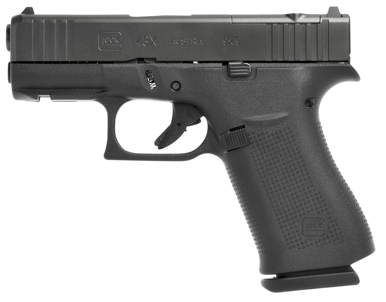 Glock G43X MOS, 9MM Luger, 3.41