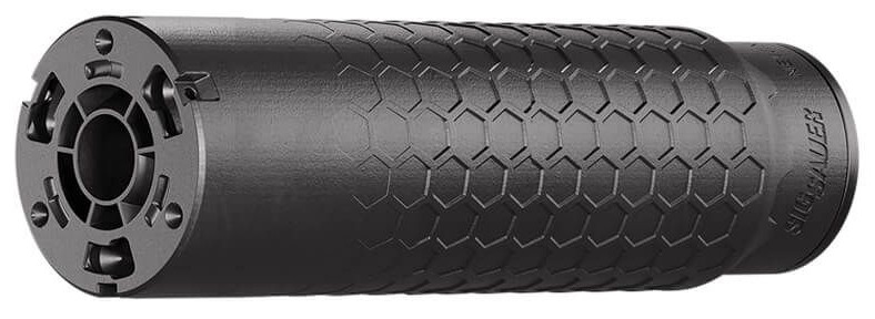 SIG Sauer HEXIUM Suppressor, Hub Taper Direct Thread, Black Cerakote