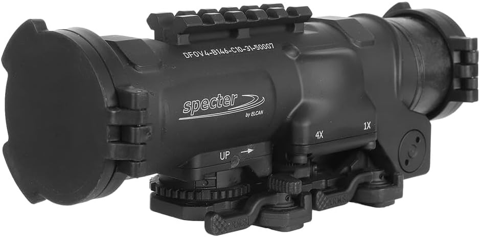 ELCAN SpecterDR 1x/4x, 5.56 BDC Reticle, Cerakote Black Finish
