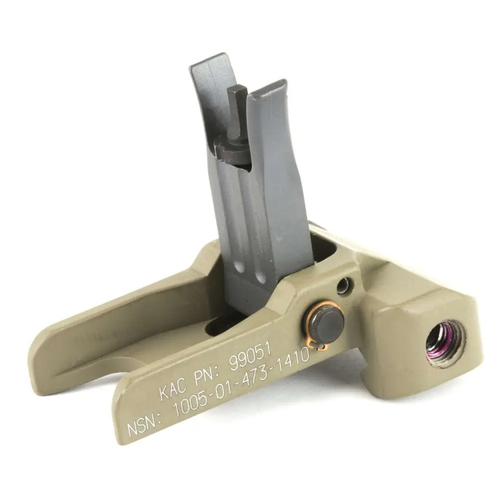 Knights Armament M4 Front Sight, Folding, Taupe