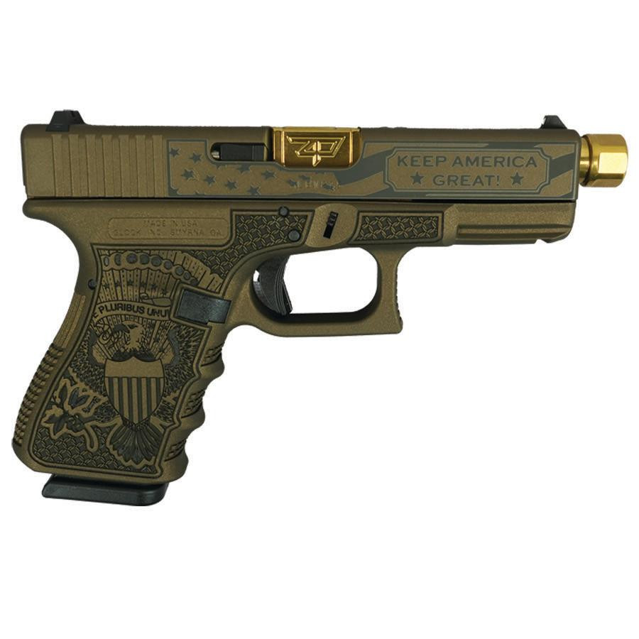[新品]Goldバレル　14mm逆 Glock19 Gen3用 GM041 Glock G19 Gen 3, 9MM, 4.60