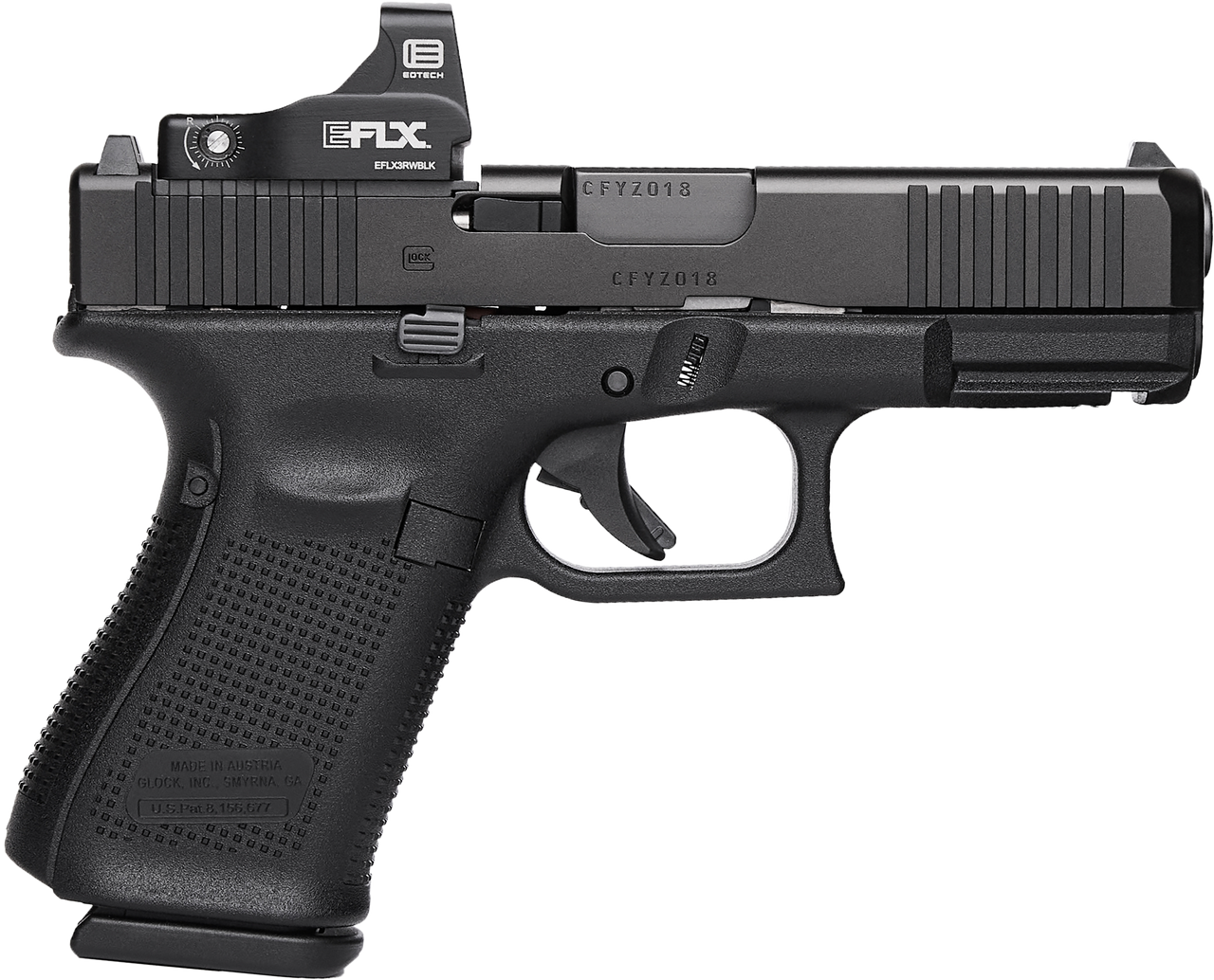 Glock G19 Gen5 MOS, 9MM, 4.02
