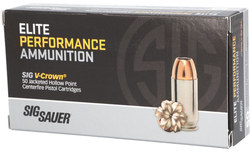 SIG Sauer Elite V-Crown JHP, 40 S&W, 50 Rds