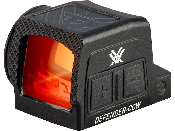 Vortex Defender-CCW, Enclosed Solar Micro Red Dot, 3 MOA Dot