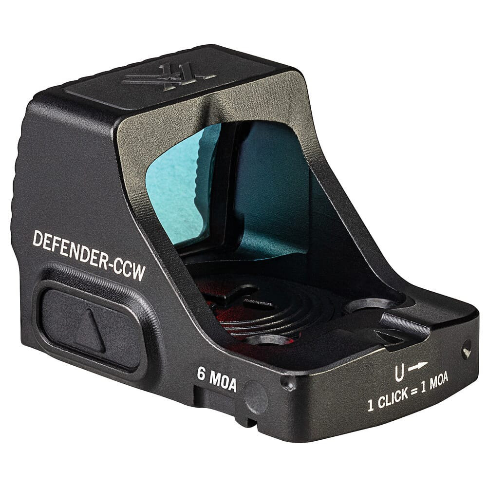 Vortex Defender-CCW, 6 MOA Red Dot, Black