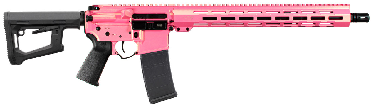Alex Pro Firearms Fury 16 Pinkasaurus Rex MLOK, 5.56 NATO, 16.00