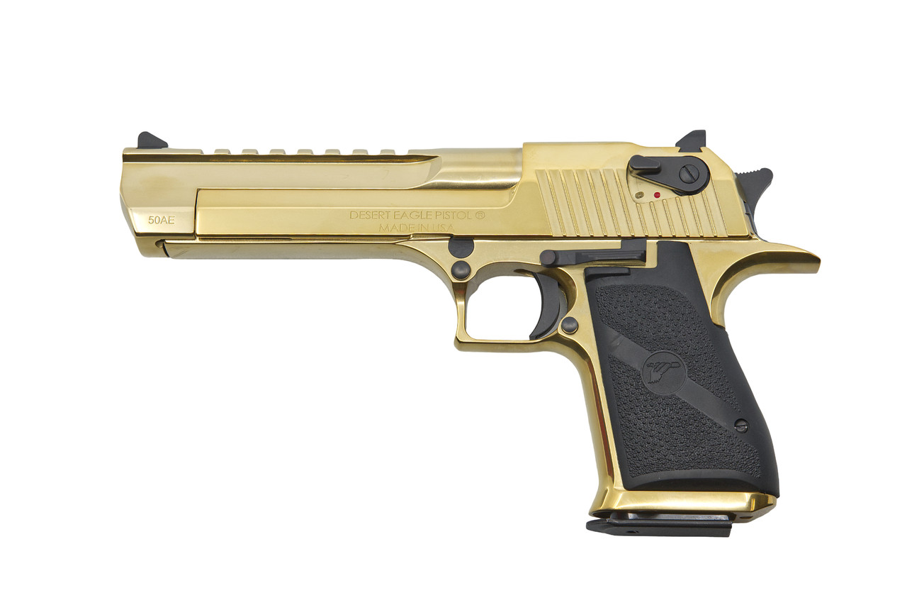 Magnum Research Desert Eagle MK19, .50 AE, Gold Zirconium finish