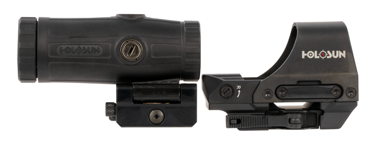 Holosun HS510C Open Reflex Circle Dot Sight, 3X Magnifier, Black
