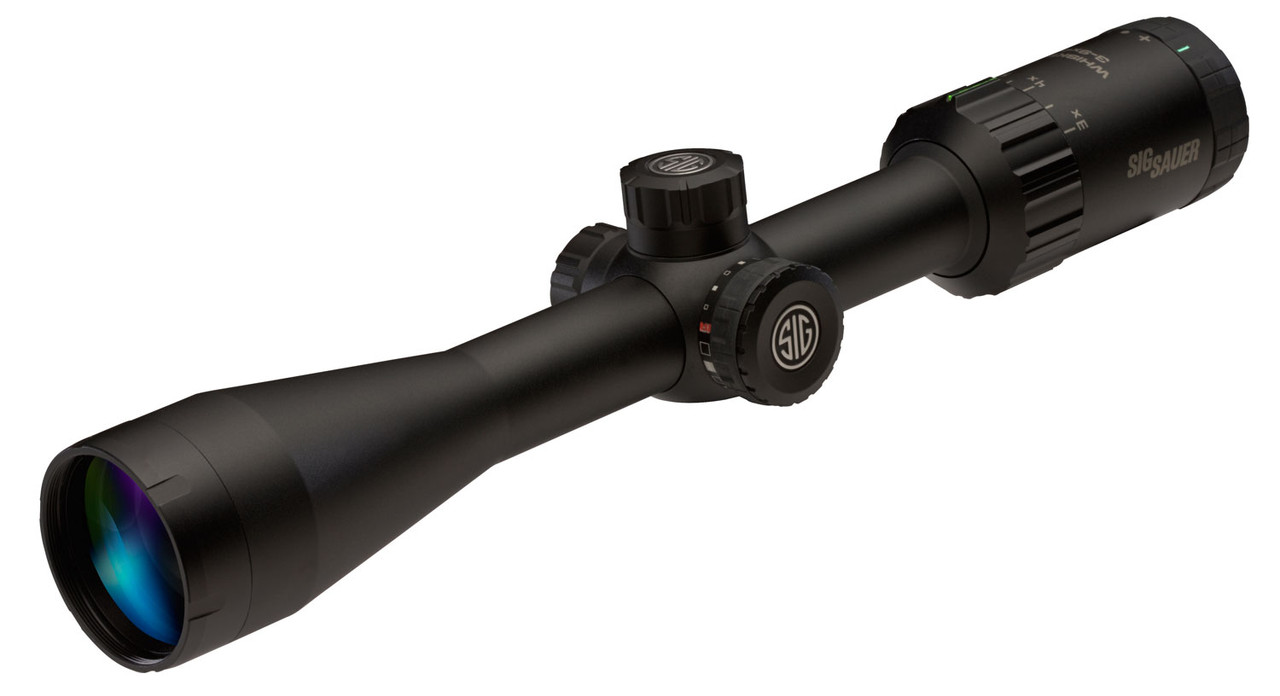 SIG Sauer SIG WHISKEY 3 SCOPE, 3-9X Magnification, Black Finish