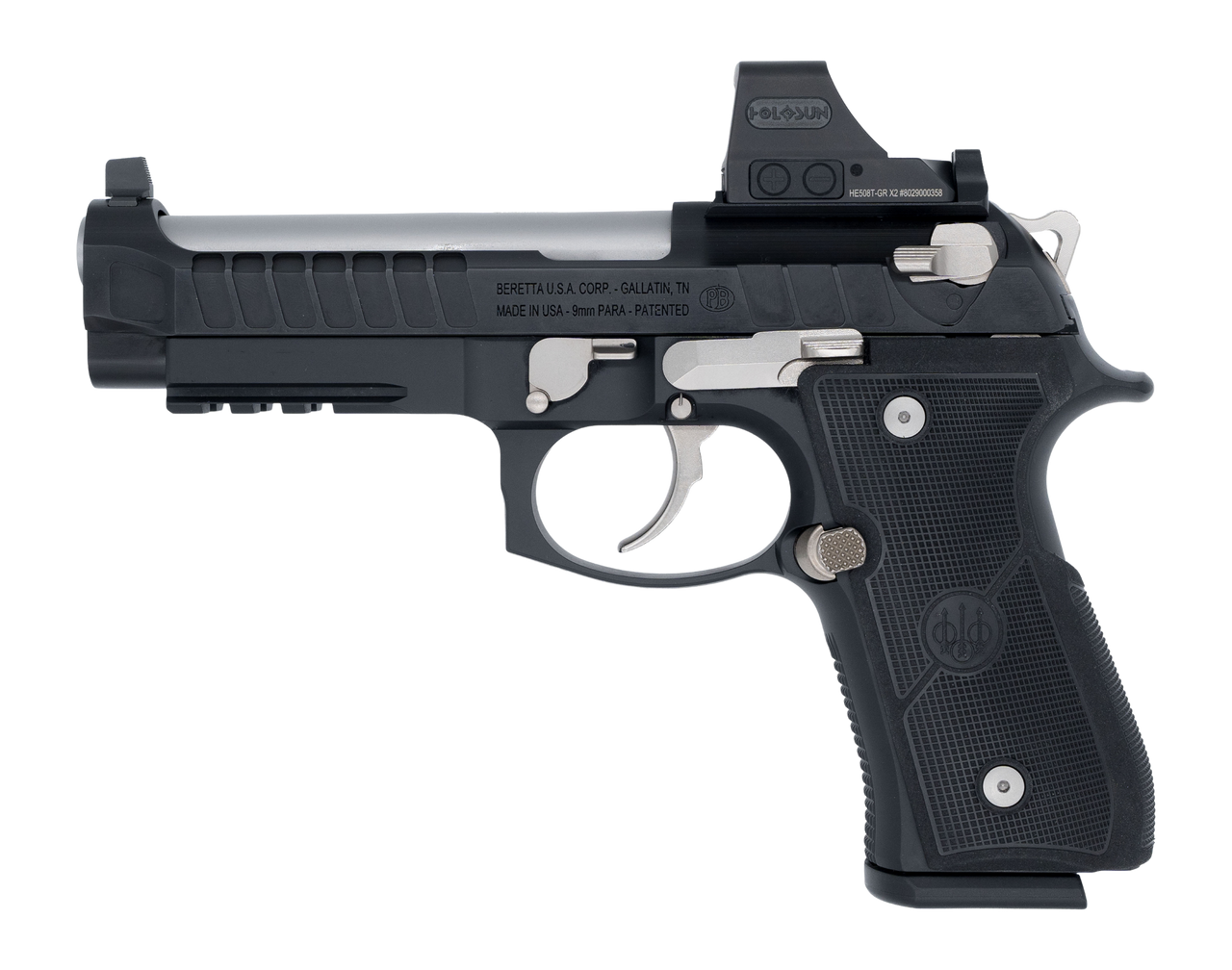 Langdon Tactical Tech Beretta 92 Elite w/ Holosun HE508T-GR X2