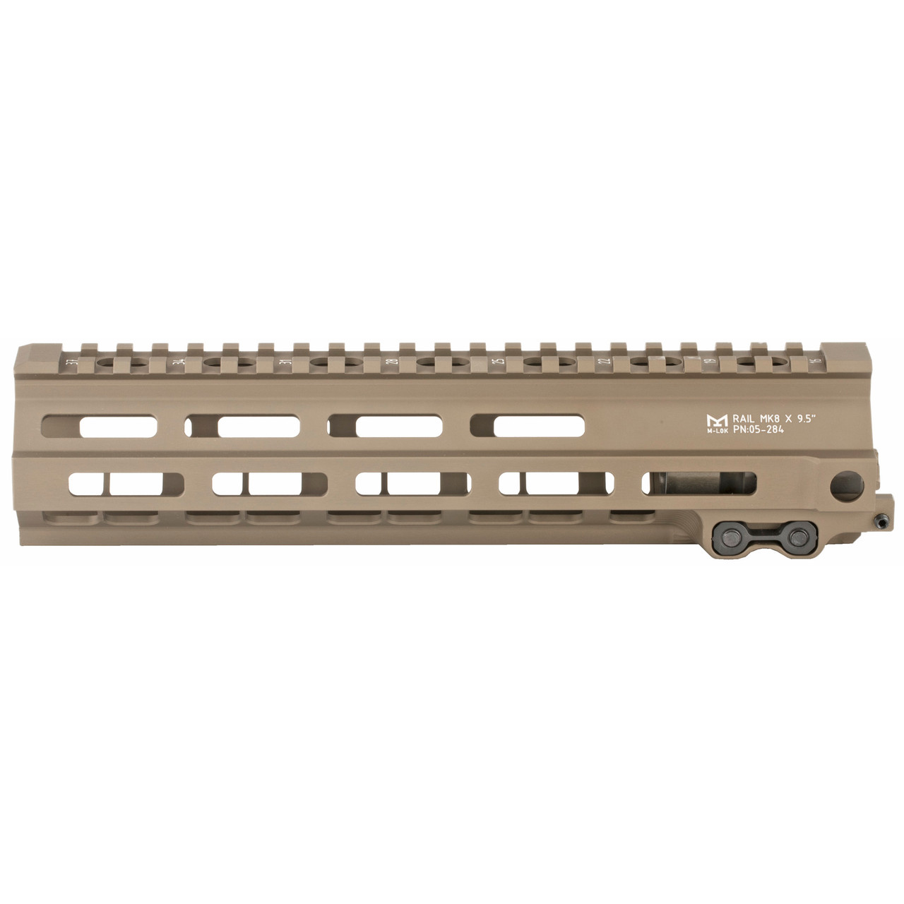 Geissele MK8 Super Modular Rail, M-LOK, Desert Dirt Color