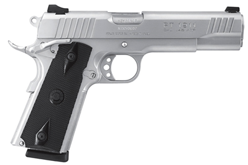 Taurus 1911 Government, 45 ACP, 5.00" Barrel, 8 Rds, Stainless - 725327601036