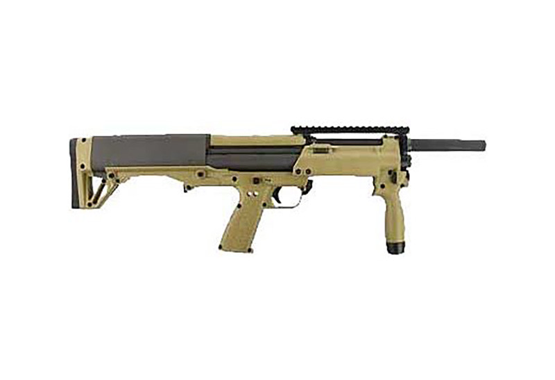 Kel-Tec KSG Compact, 12 GA, 18.5" Barrel, 8 Rds, Tan/Black Finish - 640832007473
