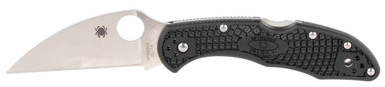 Spyderco Delica 4 Folding Knife – 2.87″ Plain Wharncliffe Blade