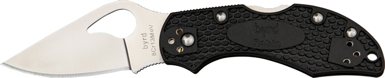 Spyderco BY10PBK2 BYRD ROBIN LWT BK FRN PLN
