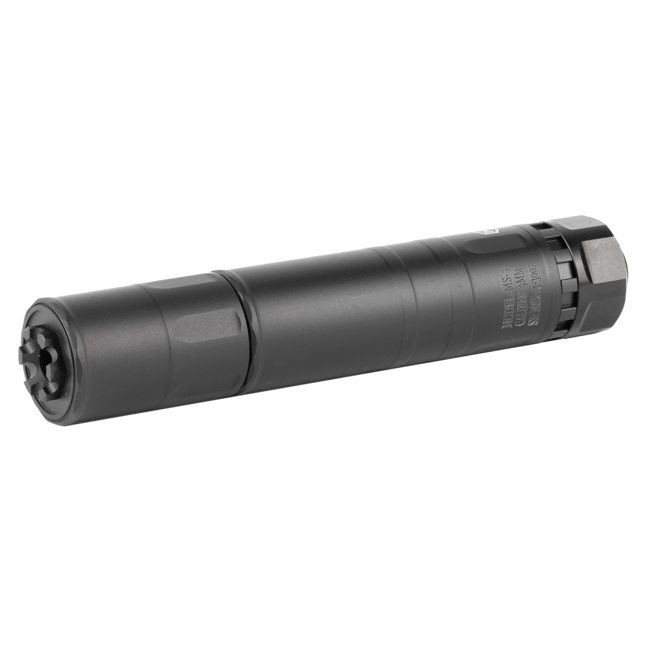 Maxim MS-9 Suppressor, 9MM, Direct Thread, Black Anodized