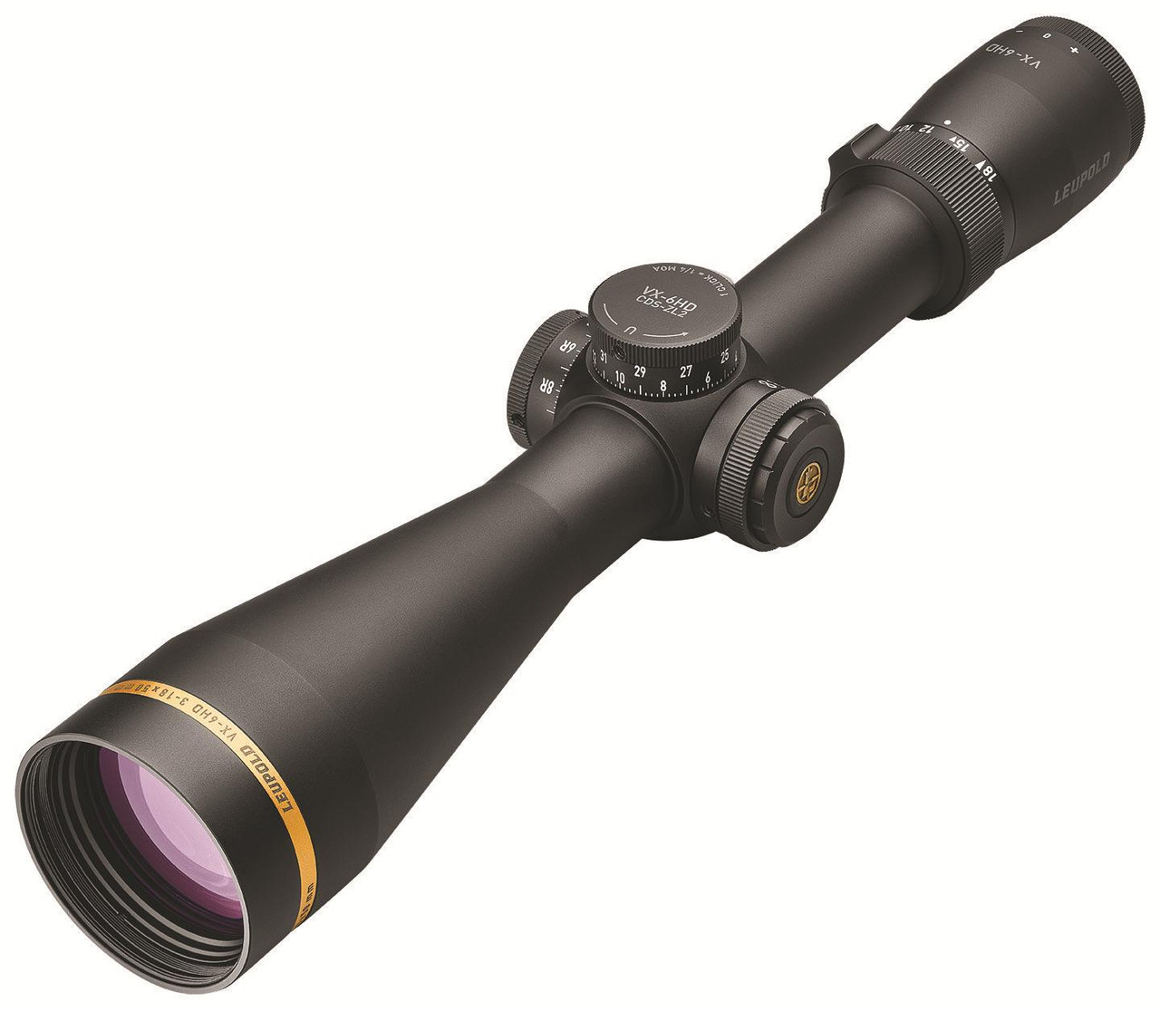 Leupold VX-6HD, 3-18x50mm, FireDot Duplex, Matte Black