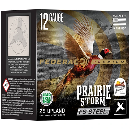 Federal FED FS STEEL, 12GA, 2.75" Barrel, 25 Rds, Brass - 604544626674