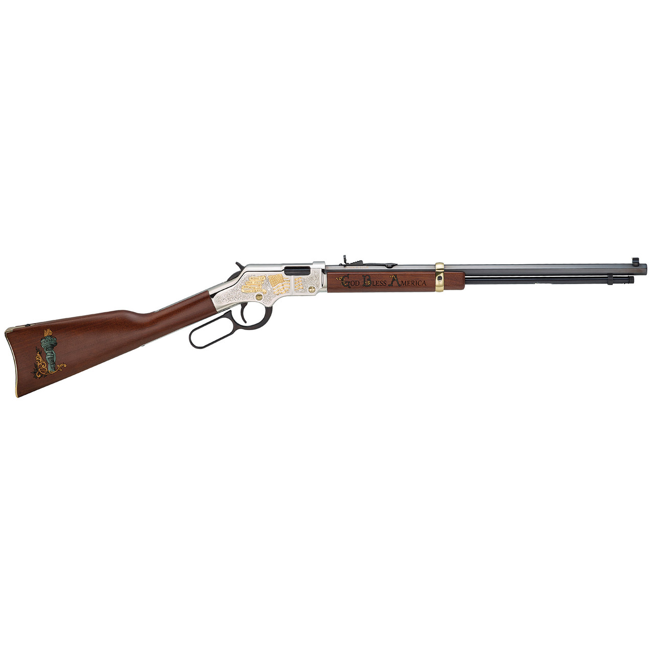BUSH DE BRUNT ゴールデンアーム ホワイト　golden arm Henry Golden Boy God Bless America, .22 LR, 20.00