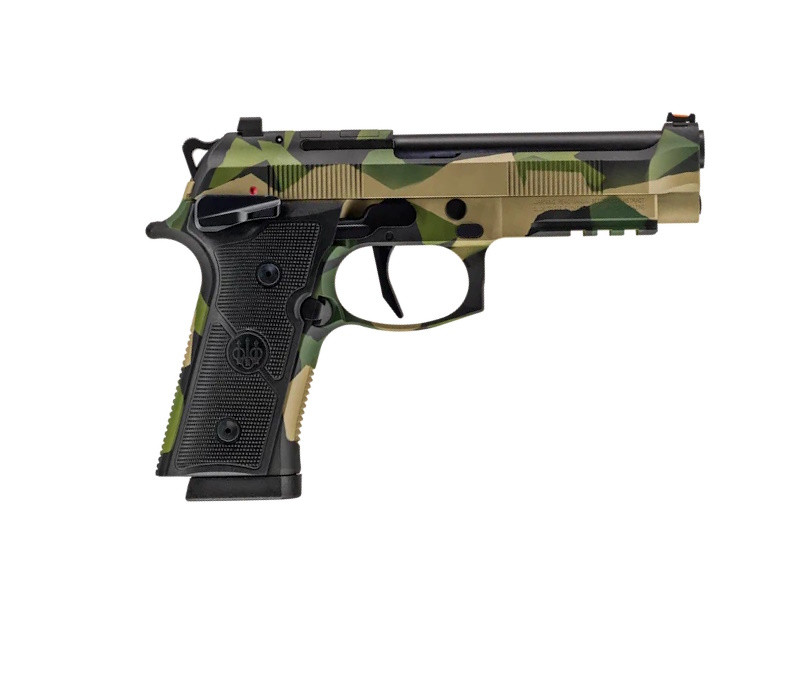 Beretta 92Xi Combat Series Woodland Splinter 9mm 4.7″ Barrel 10-Rounds