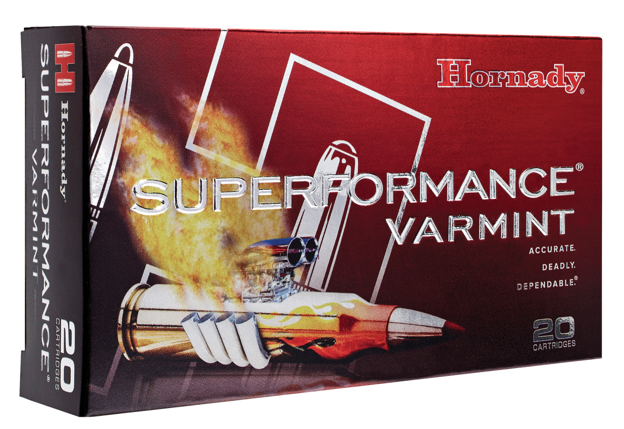Hornady Superformance Varmint, 22-250 Rem, 35gr NTX, 20 Rds, Brass - 090255383348