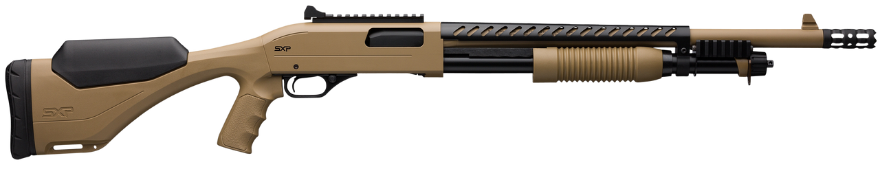 Winchester SXP Extreme Defender, 12 Gauge, 18.00" Barrel, 5+1 Rds, Flat Dark Earth