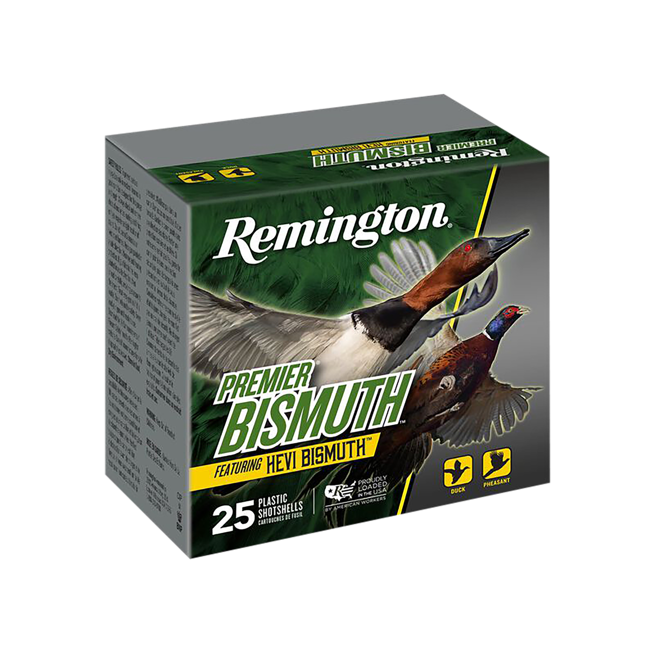 Remington Premier Bismuth, 12 Gauge, 3" Length, 1 3/8 oz, 2 Shot, 25 Rounds - 047700532400