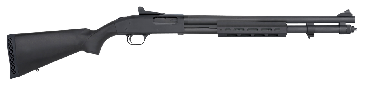 Mossberg 590, 12 GAUGE, 20.00" Barrel, 8+1 Rds, Matte Blued - 015813506748