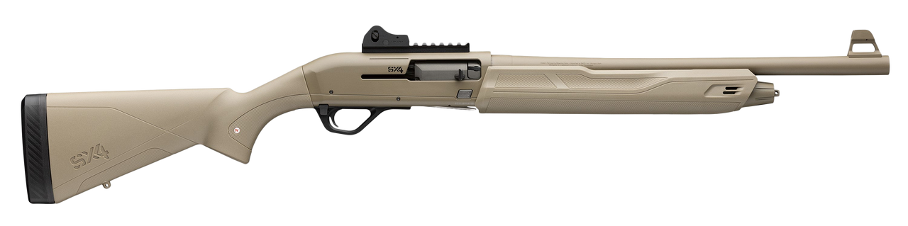 Winchester SX4 Defender, 12 GA, 18.50" Barrel, 4 Rds, Flat Dark Earth - 048702026430