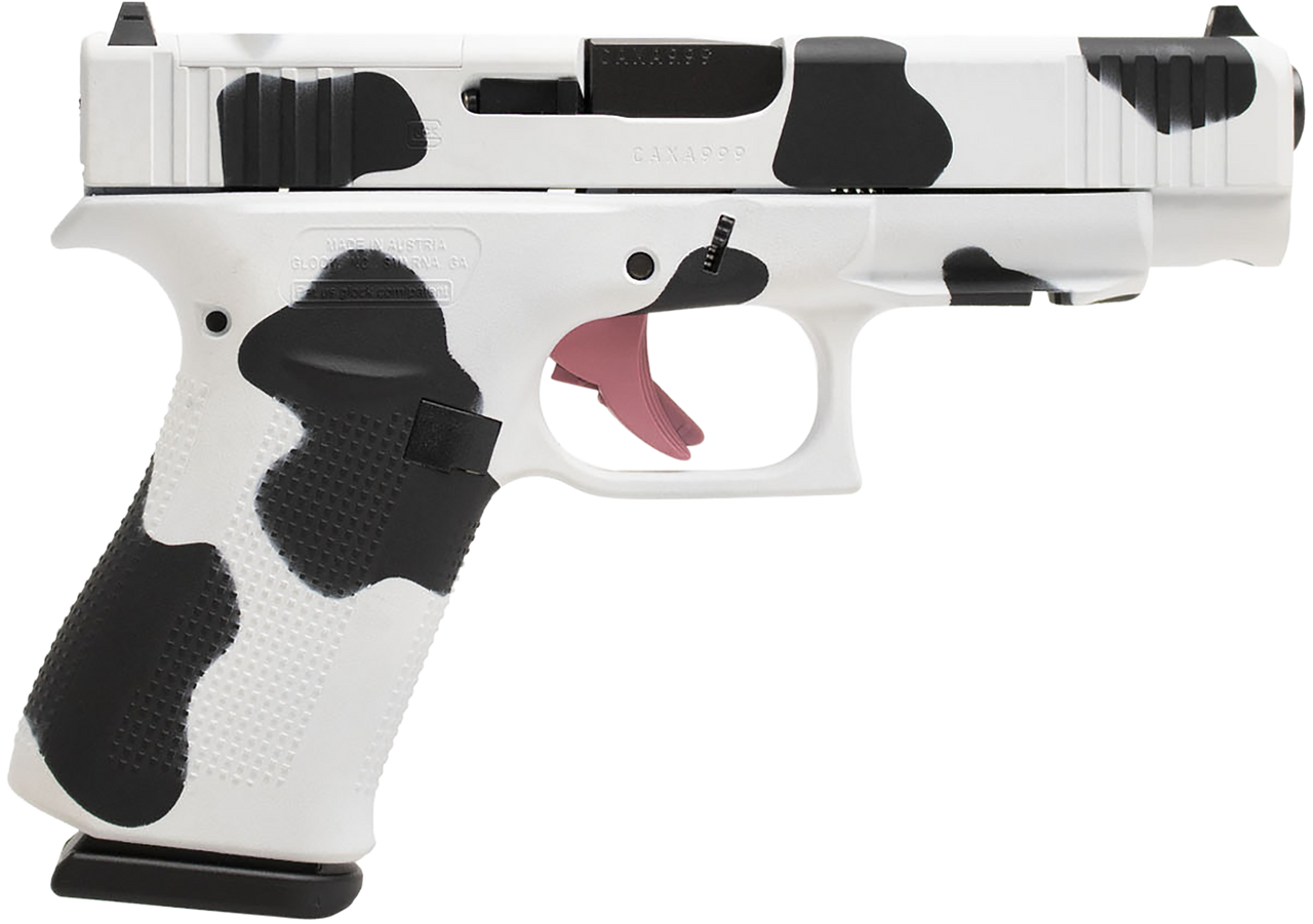 Glock G48 Gen5 MOS, 9MM, 4.17" Barrel, 10+1 Rds, Cow Print Cerakote - 810100237899