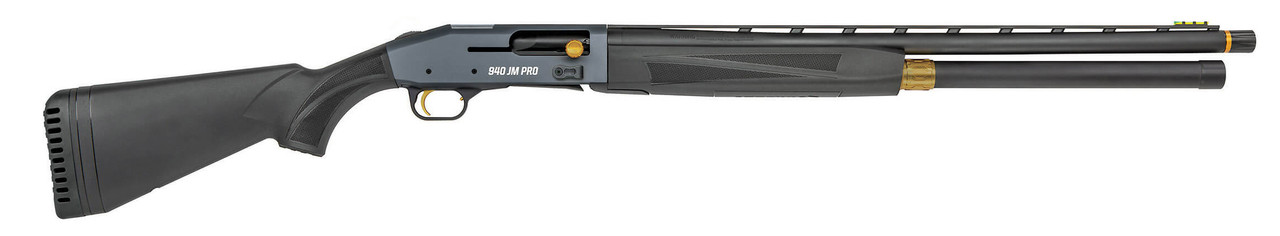 Mossberg 940 JM Pro, 12GA, 24.00" Barrel, 9+1 Rds, Black/Gold Tungsten - 015813851657