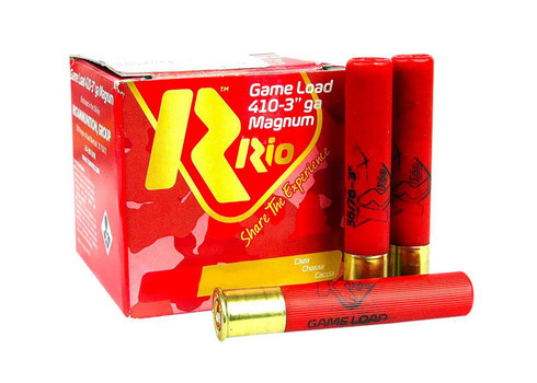 RIO RCHV3675 Game Load, 410 Gauge, 3" Shell, 25 Rds - 8435101622127