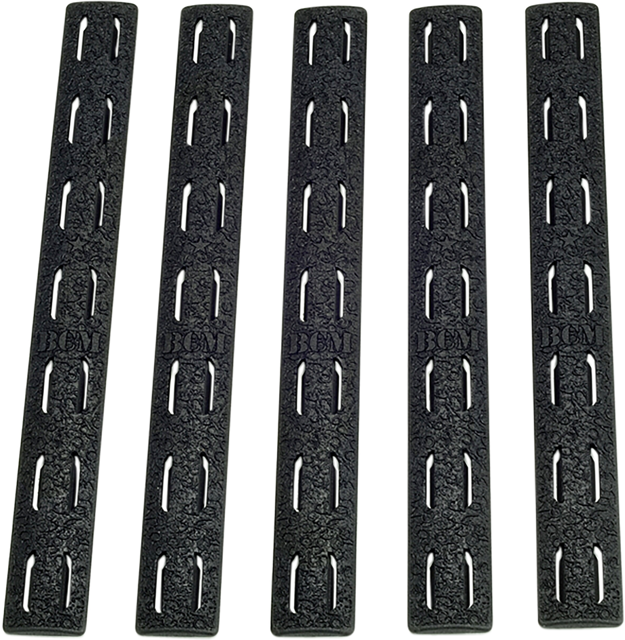 Bravo KMRRPBLK5 Rail Panel Kit, KeyMod, Black Polymer - 855877004626