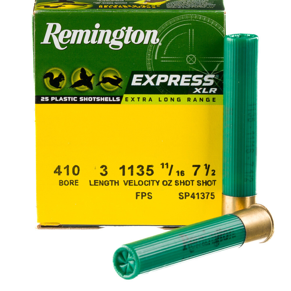 Remington Express XLR, 410 Gauge, 3" Shell, 25 Rds, Lead - 047700017600