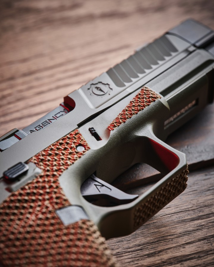 Agency Arms G19X Sage Dynamics V2, Ported, Custom Stippling, 9MM