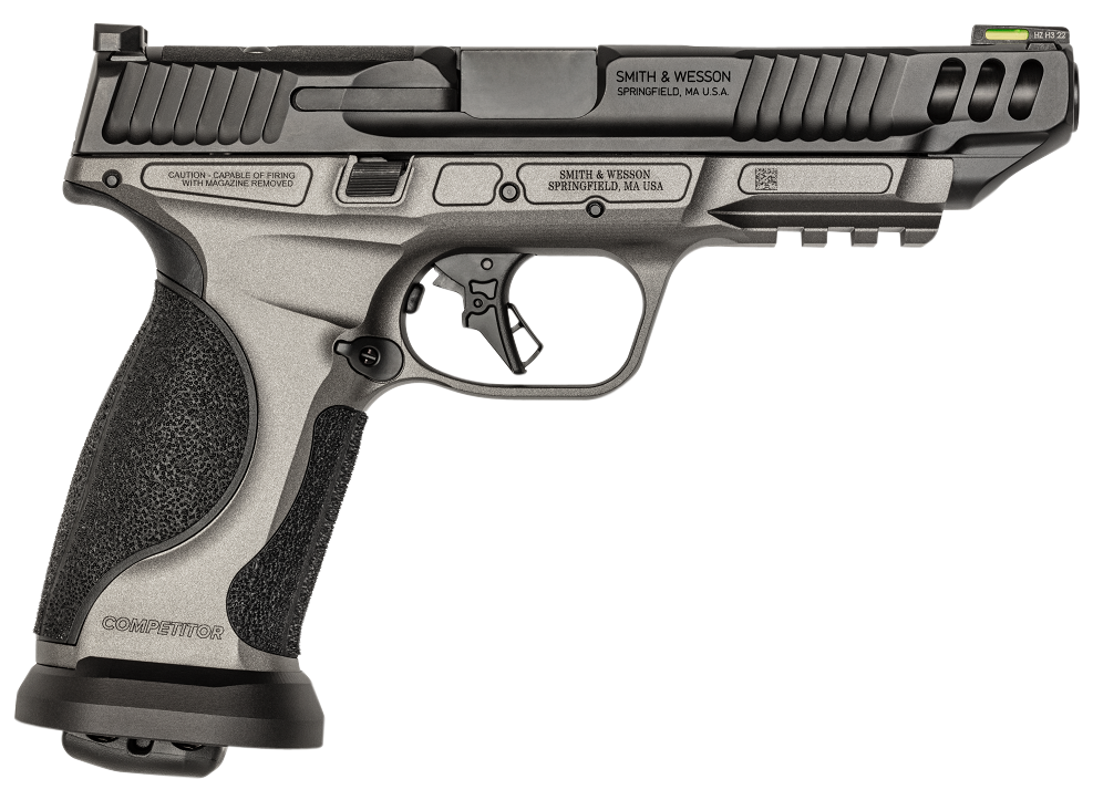 Smith & Wesson M&P9 M2.0 Competitor, 9MM, 5.00" Barrel, 10 Rds, Tungsten Gray Cerakote - 022188892697