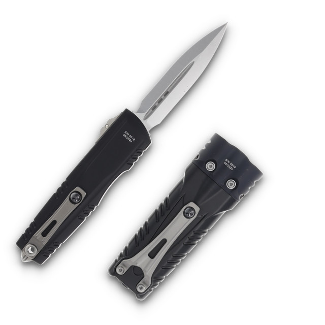 Microtech Luminary D/E, SureFire Stiletto II Pro Collaboration, Black ...