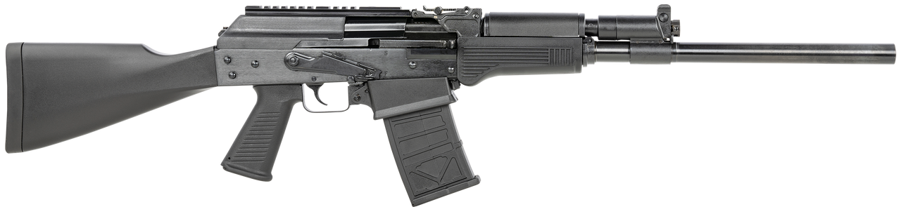 JTS M12AK 12 Gauge Semi-Automatic Shotgun – 3″ Chamber, 5+1 Capacity, 18.7″ Chrome-Lined Barrel, Picatinny Rail, Synthetic Stock, Rem Choke Compatible, Optics Ready, 2 Magazines Included 810058880000