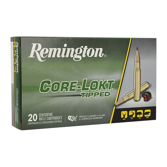 Remington Core-Lokt Tipped, 6.5 Creedmoor, 129 Grain, 20 Rds - 047700410906