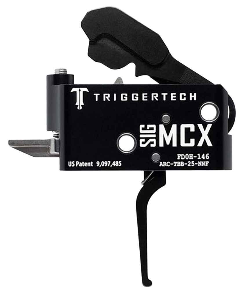 TriggerTech Adaptable, Two-Stage Flat Trigger, Black PVD Finish
