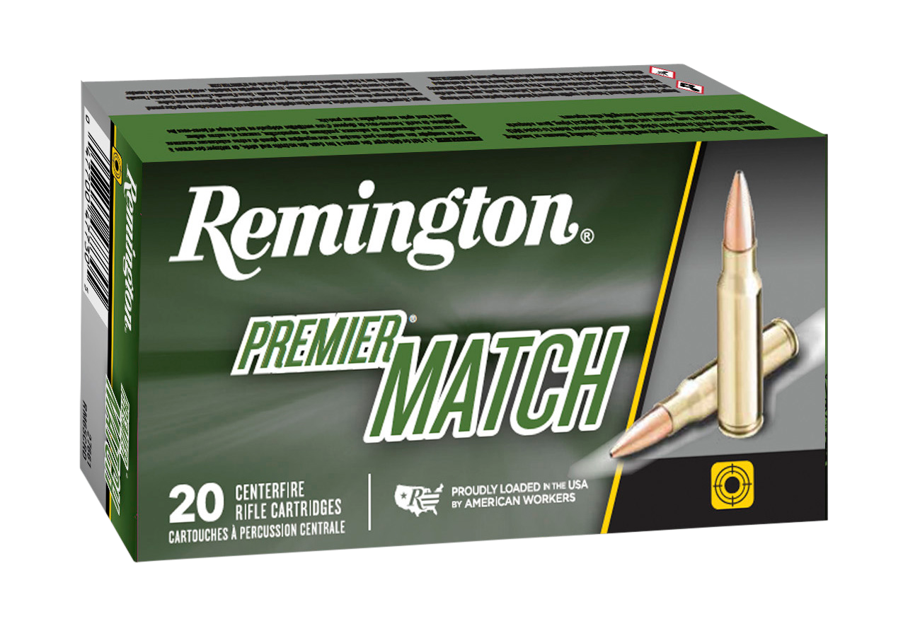 Remington Premier Match 6.5 Grendel, 130gr Berger Open Tip Match, 20 Rds, Brass - 047700495606
