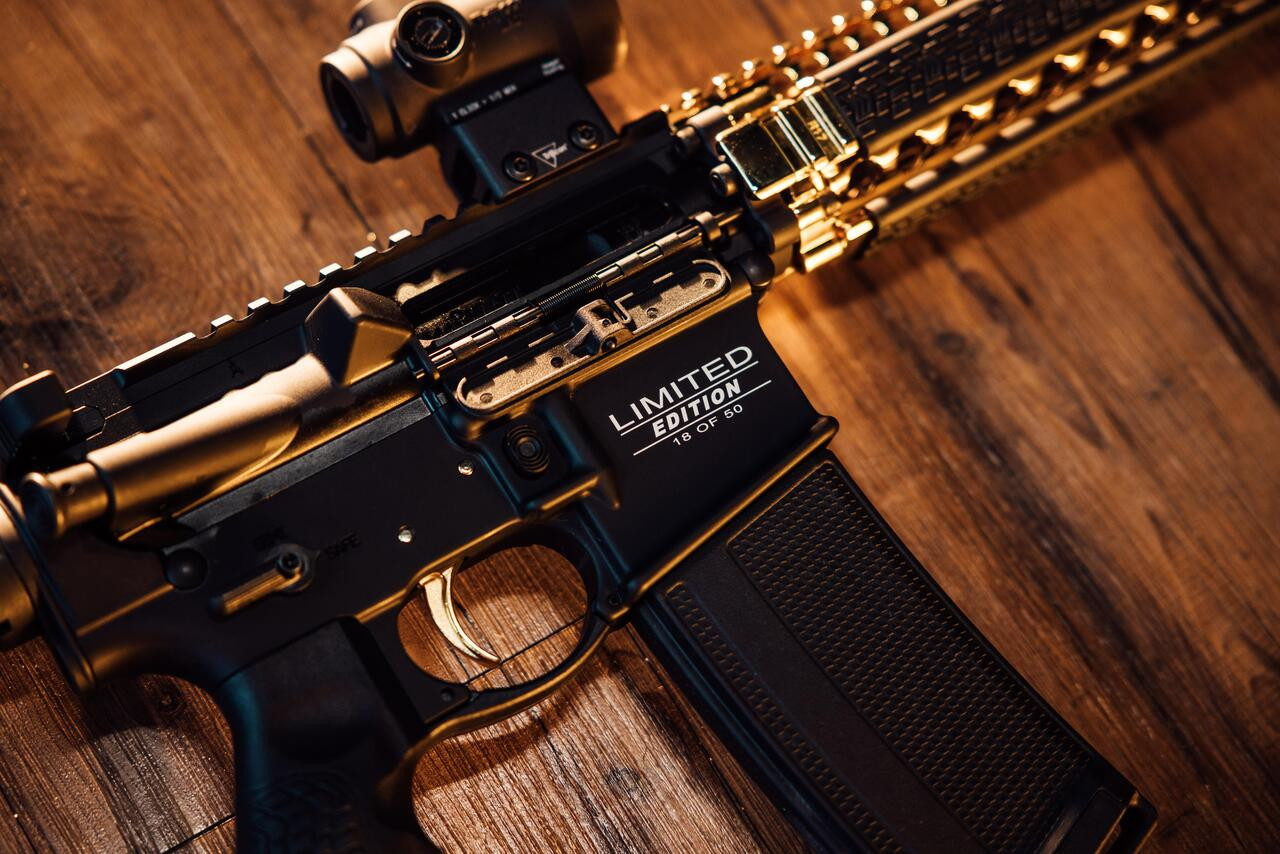 CNC Firearms Daniel Defense MK18 5.56 NATO – 10.3″ Barrel, Gold
