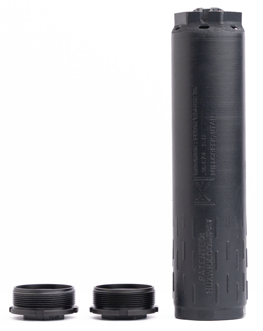 HUXWRX Safety Co. Flow Range 36 Ti DT, Suppressor, Matte Black