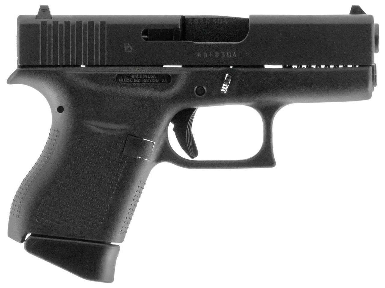 Glock 43, 9MM, 3.41" Barrel, 6 Rds, GasOX Finish - 764503913358