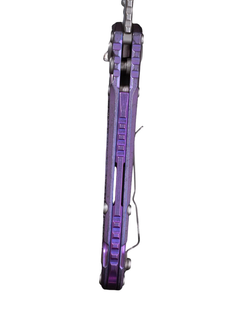 Microtech L.U.D.T. Tanto Edge, Partial Serrated, Marfione Select
