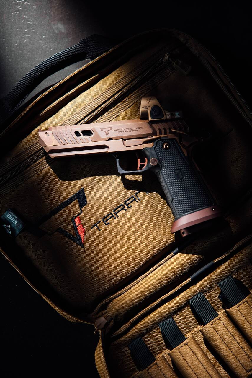 Taran Tactical Innovations Sand Viper w/ Trijicon SRO, 9mm, 5.00