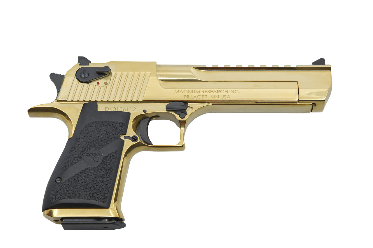 Magnum Research Desert Eagle MK19, .50 AE, Gold Zirconium finish