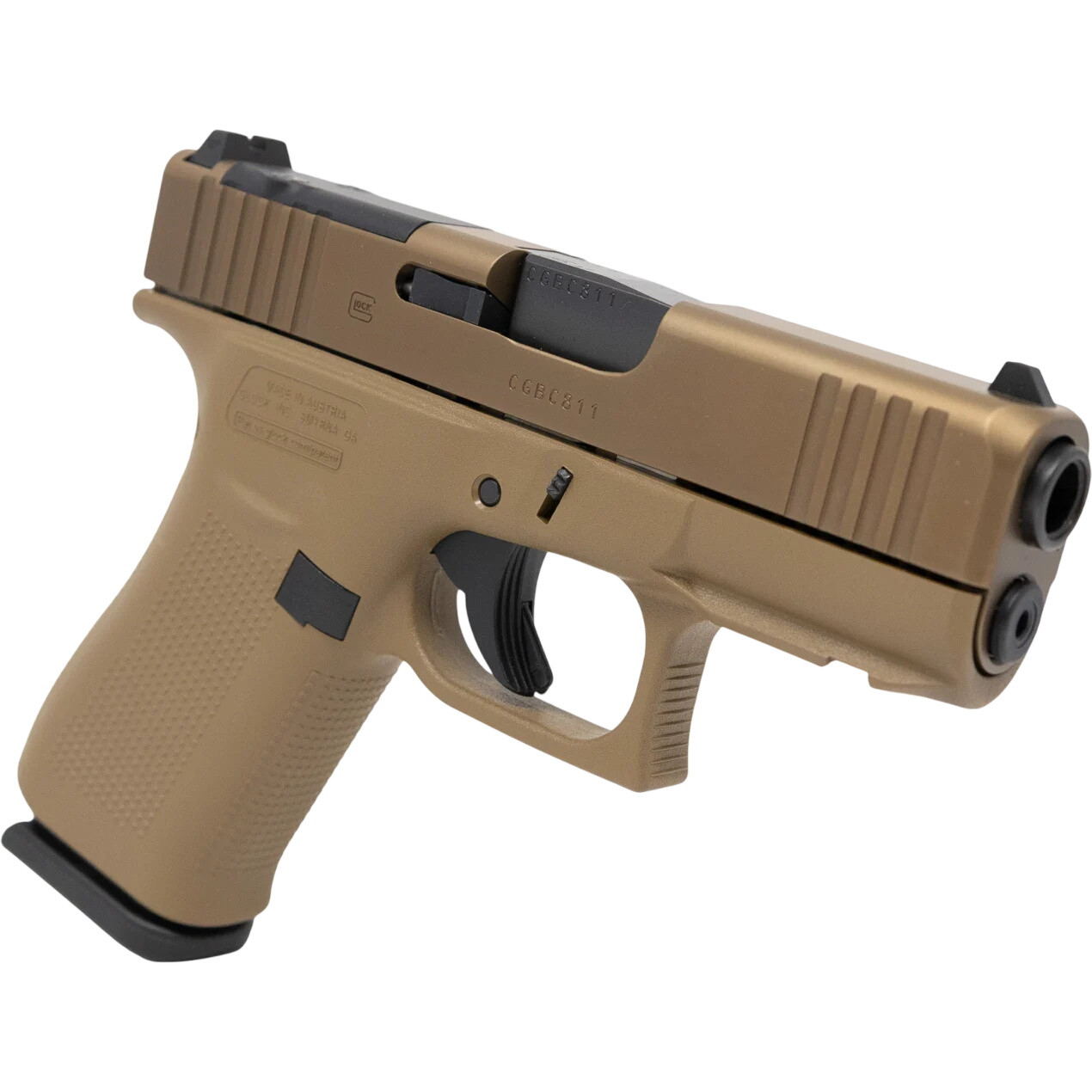 Glock G43X MOS, 9MM, 3.41