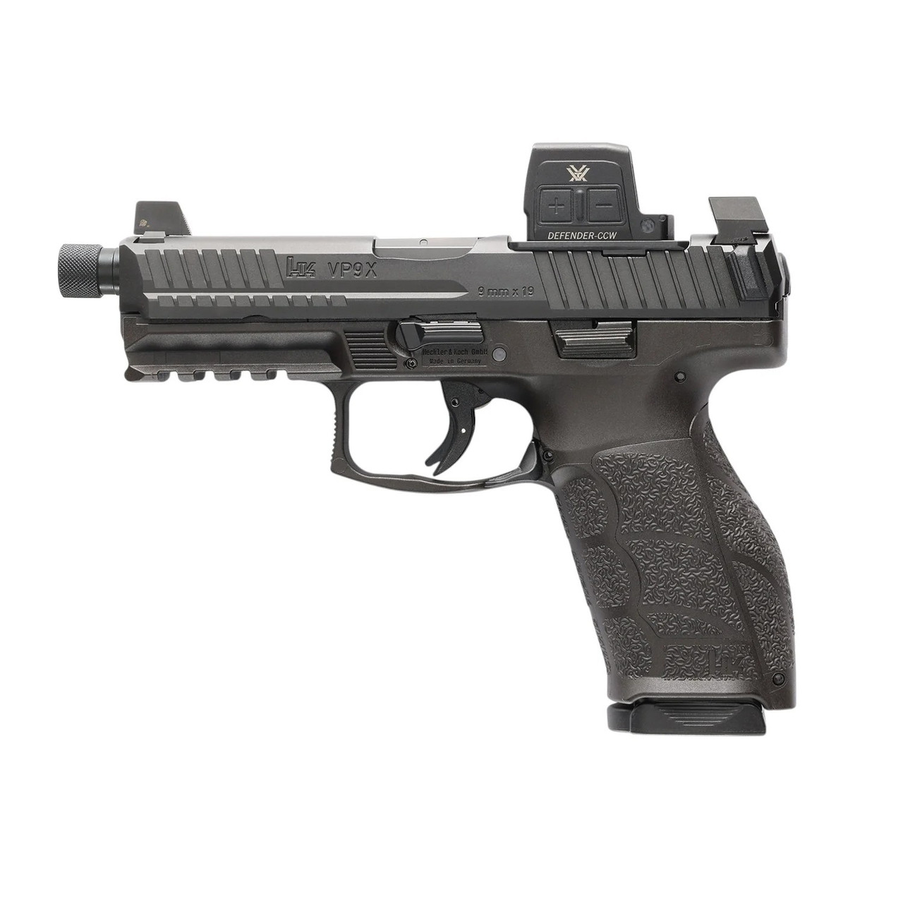 Heckler & Koch VP9A1 X Tactical w/ Vortex Defender CCW, 9MM, 4.70