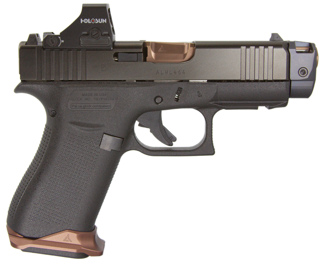 Glock 43X MOS w/ Holosun 407K & Radian Ramjet, 9MM, 4.17